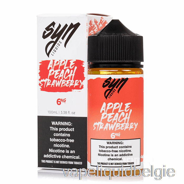 Vape Smaken Appel Perzik Aardbei - Syn Vloeistof - 100ml 0mg